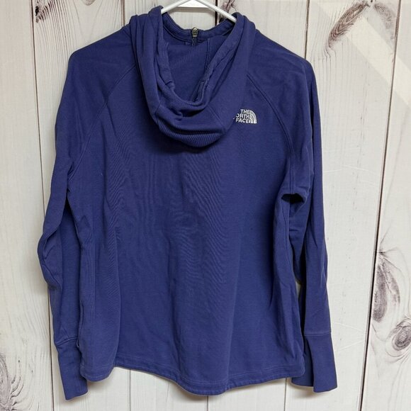 The North Face Full-Zip Hoodie Women’s XL Blue Casual Layer GUC - Picture 3 of 11
